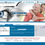 Clayson Williams Eye Center custom design